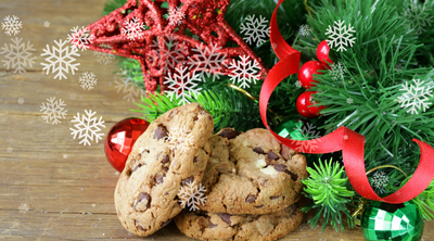 Χριστουγεννιάτικα Μπισκότα με Γέμιση ProLon® Longevity Almond & Cocoa Spread 